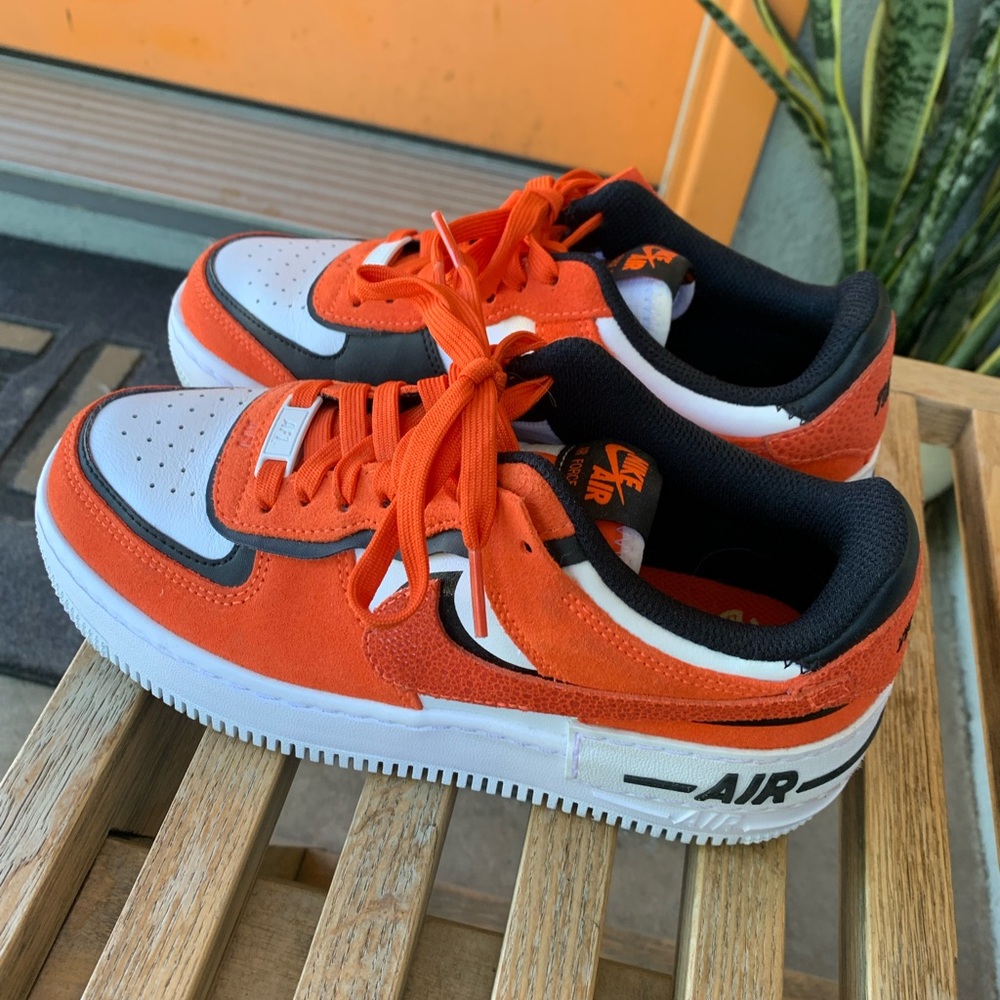 Nike Air Force 1 Low Shadow Rush Orange Black 6.5 Shoes Sneakers DQ8586800